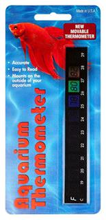 Aquarium Thermometer Temperature In Tropical Fish Aquarium Stock
